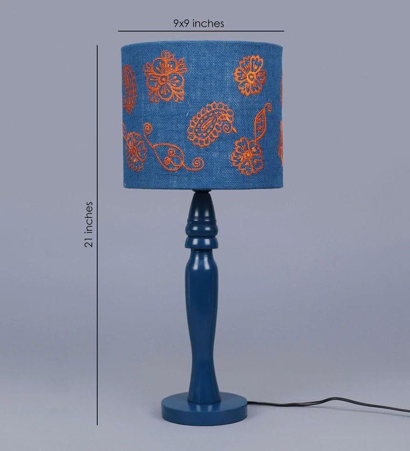 Ambi Motif on Jute Lamp - Ouch Cart 