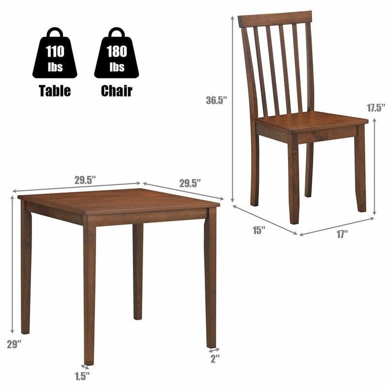 Radegonde 2 - Person Dining Set - Ouch Cart 