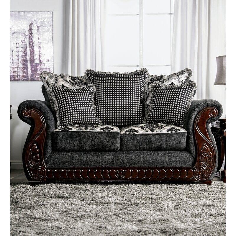 Renna Configurable Living Room 2 Piece Set 6 Seater + 1 Dining table + 2 Side Table - Ouch Cart 