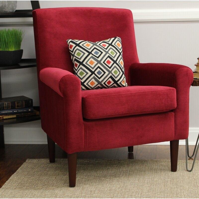 Lounge Chair Wide Tufted Armchair - Ouch Cart 