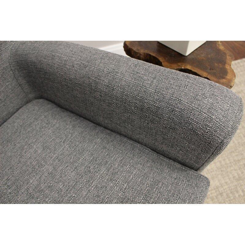 Wide Tufted Arm Chair for living room - Ouch Cart 