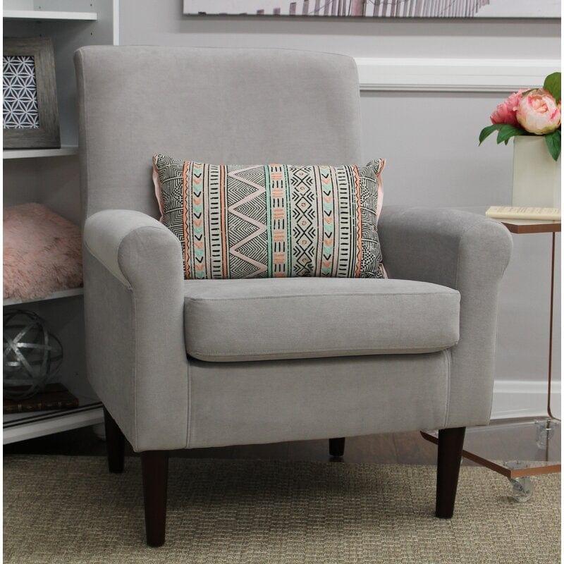 Lounge Chair Wide Tufted Armchair - Ouch Cart 