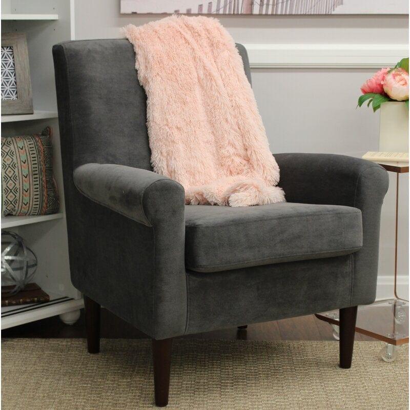 Lounge Chair Wide Tufted Armchair - Ouch Cart 