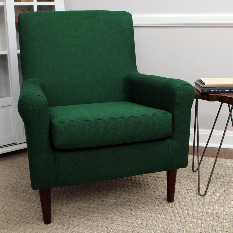 Wide Tufted Arm Chair for living room - Ouch Cart 