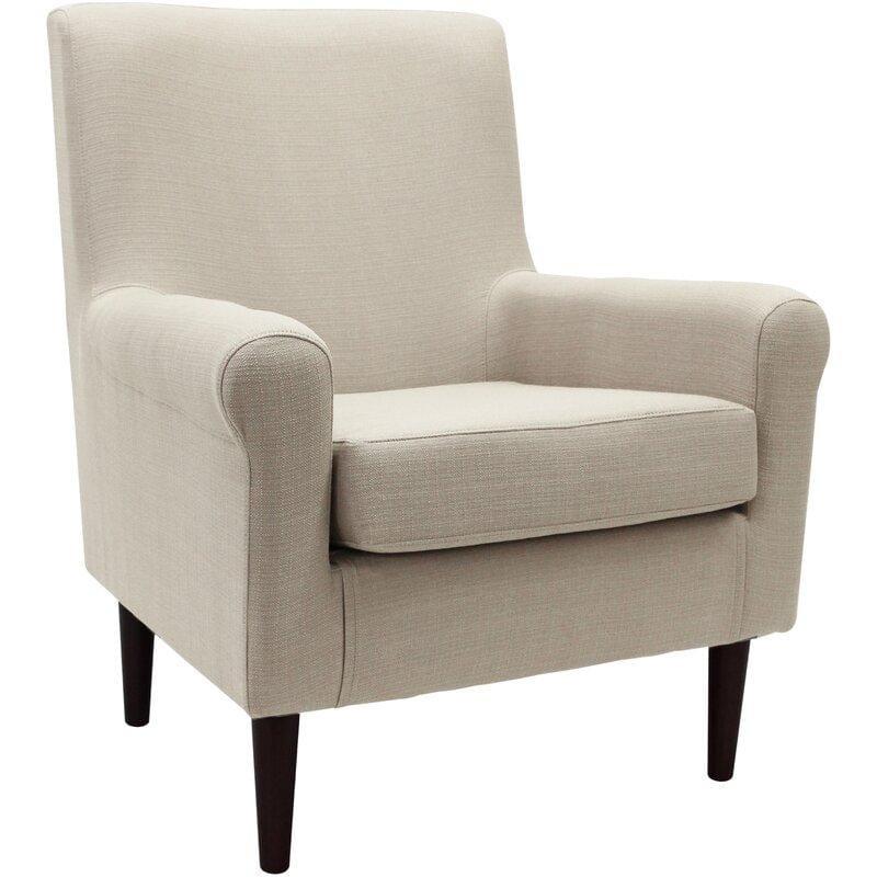 Wide Tufted Arm Chair for living room - Ouch Cart 