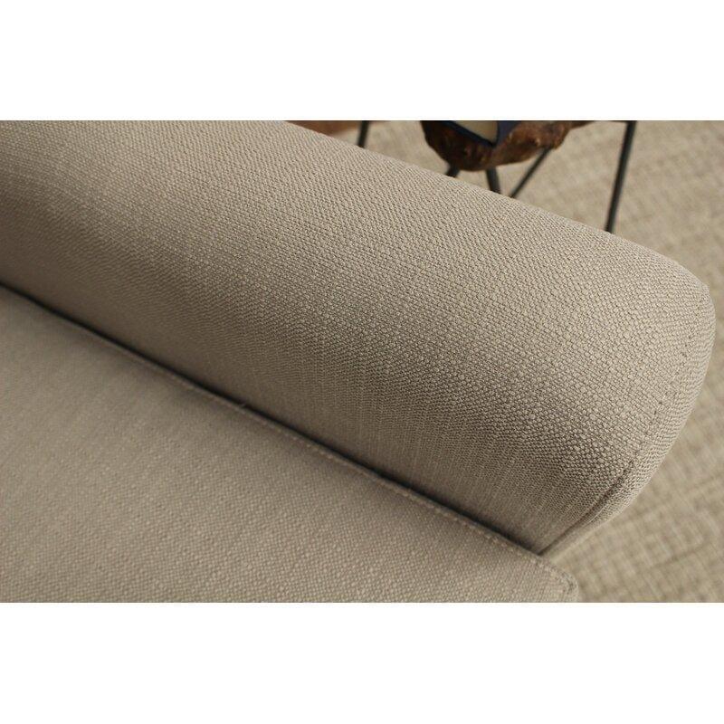 Wide Tufted Arm Chair for living room - Ouch Cart 