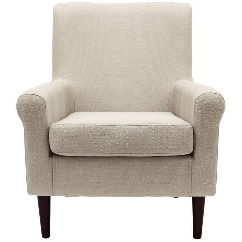 Wide Tufted Arm Chair for living room - Ouch Cart 