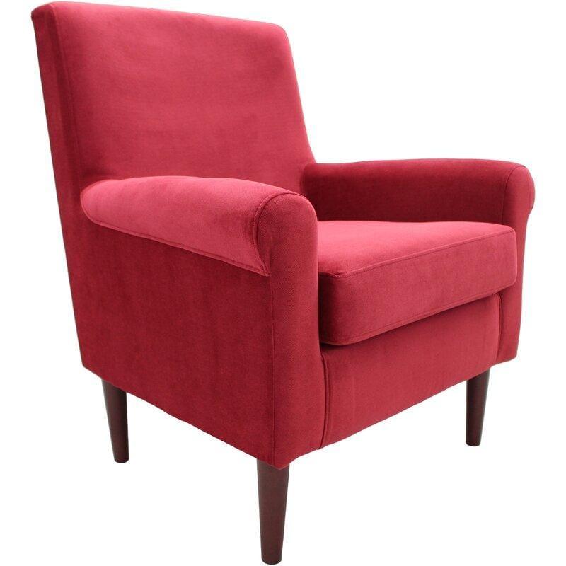Wide Tufted Arm Chair for living room - Ouch Cart 