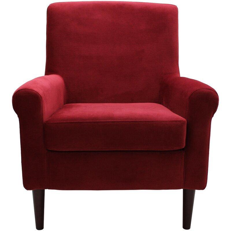 Wide Tufted Arm Chair for living room - Ouch Cart 