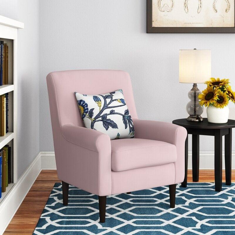 Lounge Chair Wide Tufted Armchair - Ouch Cart 