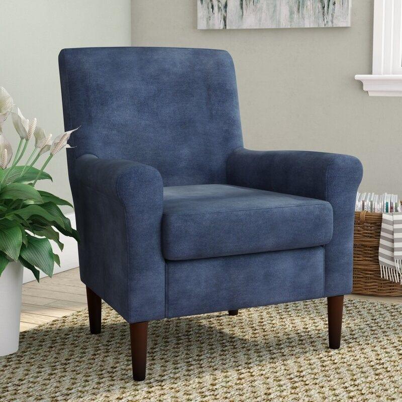 Lounge Chair Wide Tufted  Armchair