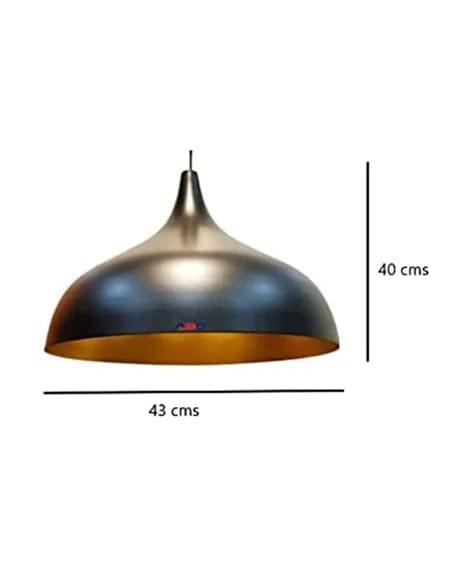 Golden Dome Shaped Drop Hanging Light / Pendant Light - Ouch Cart 