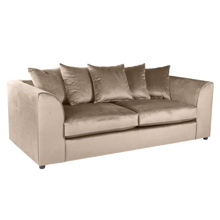 Schell 3 Seater Fabric Sofa - Ouch Cart 