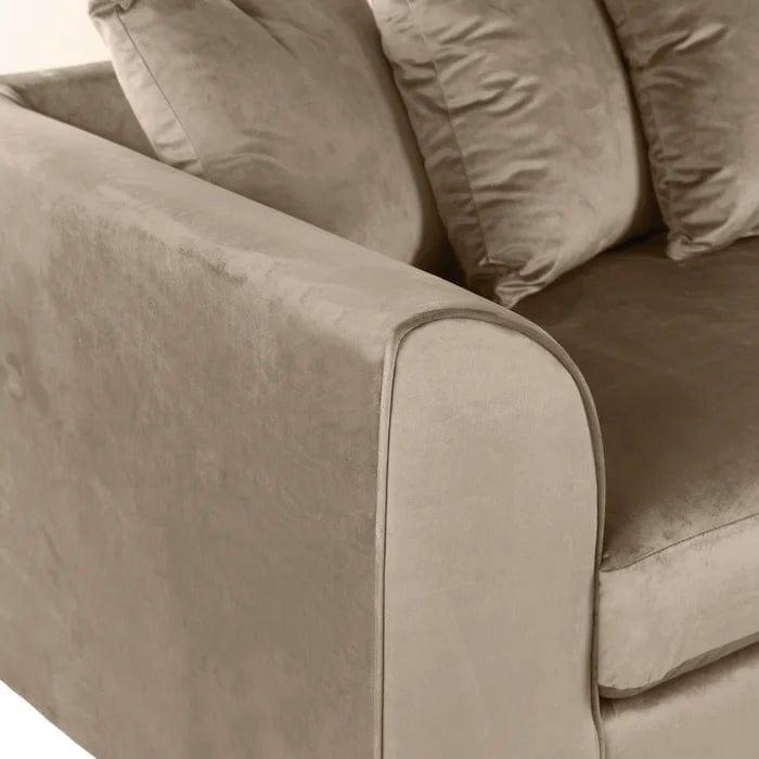 Schell 3 Seater Fabric Sofa - Ouch Cart 
