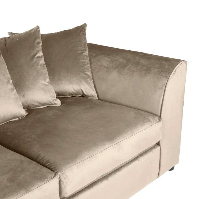 Schell 3 Seater Fabric Sofa - Ouch Cart 