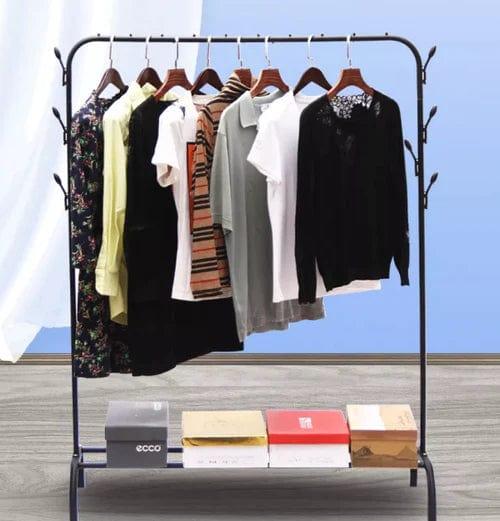 Modern iron clothes Metal Shoe coat rack standing hanger for Living Room - Ouch Cart 