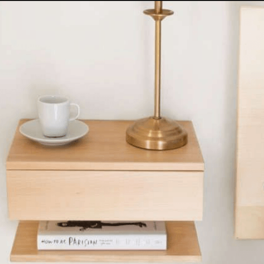 Bedroom Small Side Storage Wall Mounted Table By Miza - Ouch Cart 