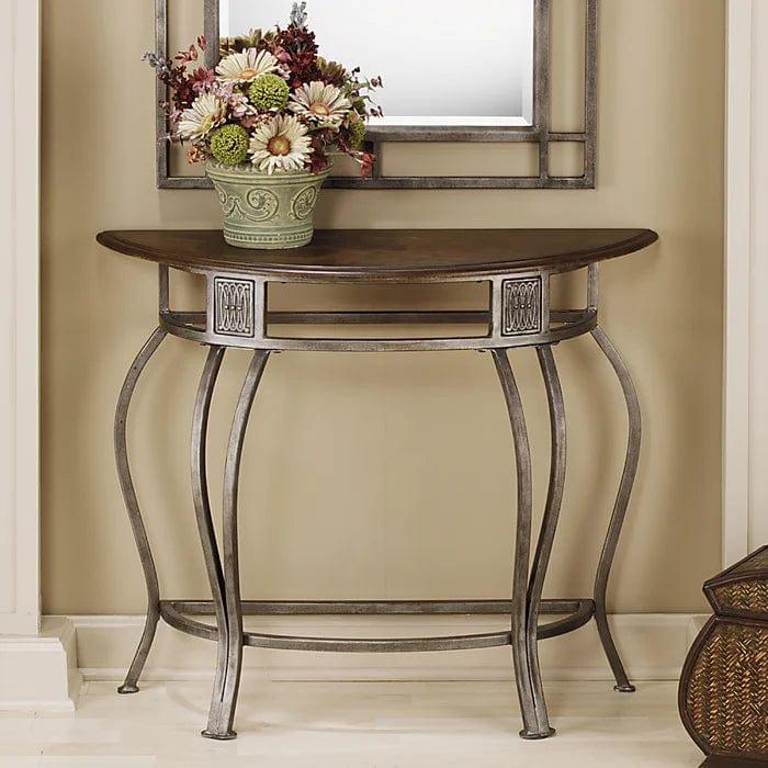 Sela Metal And Wood ' Console Table - Ouch Cart 