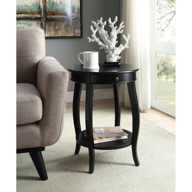 End Table with Storage - Ouch Cart 