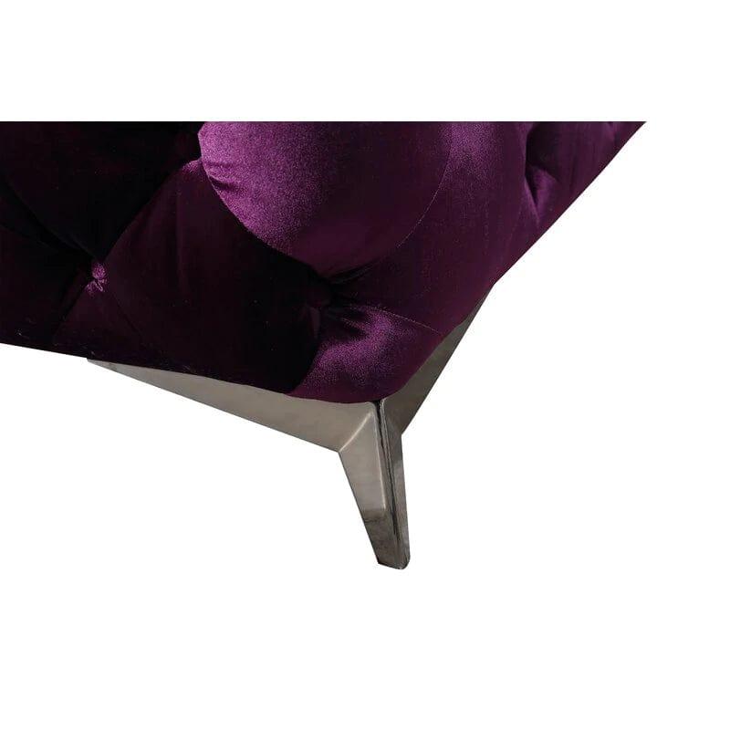 WIDE TUFTED ARMCHAIR - Ouch Cart 