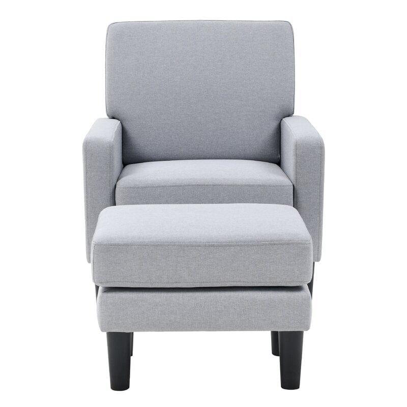 Wide Armchair and Ottoman - Ouch Cart 
