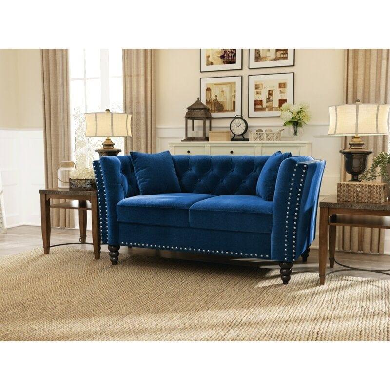 Square Arm Loveseat