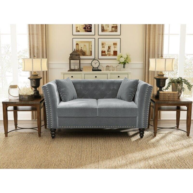 Square Arm Loveseat