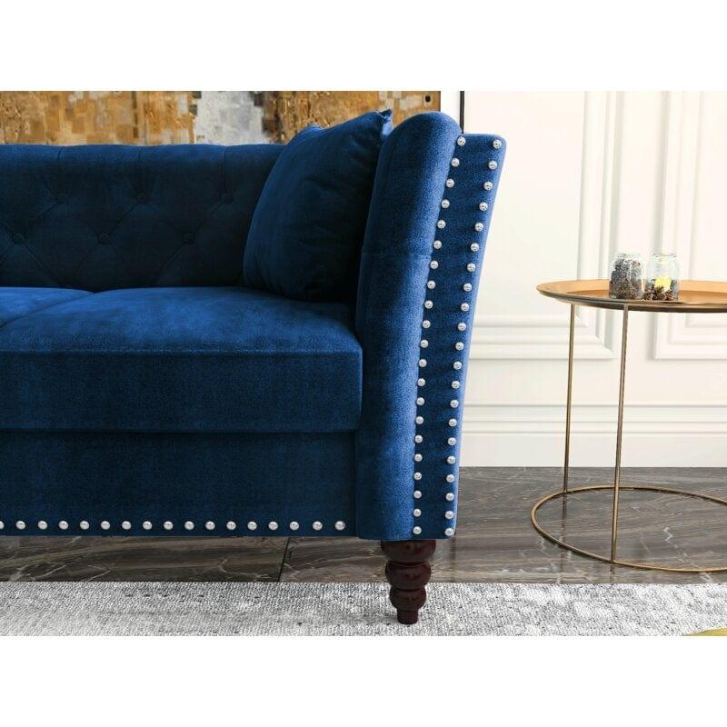 Square Arm Loveseat