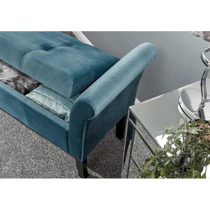 Tabor Upholstered Storage Bench - Ouch Cart 