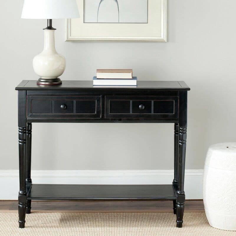 Rectangular shape wooden Console Table with Drawers - Ouch Cart 