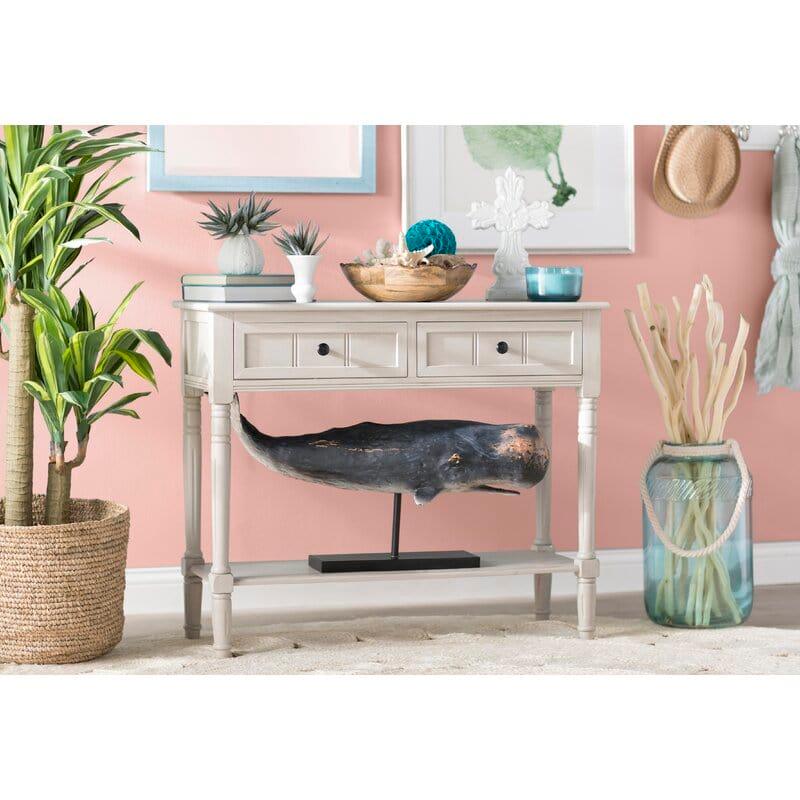 Rectangular shape wooden Console Table with Drawers - Ouch Cart 