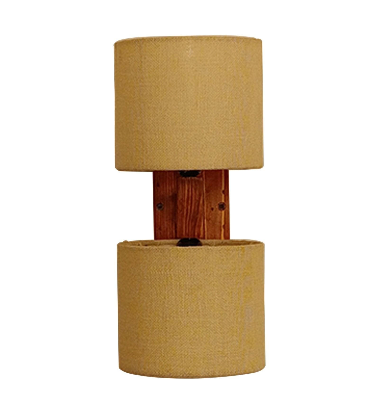 Tesca Duo Brown Wooden Wall Light - (BULB NOT INCLUDED) - Ouch Cart 