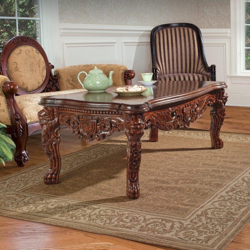 Teak Wood Coffee Table - Ouch Cart 