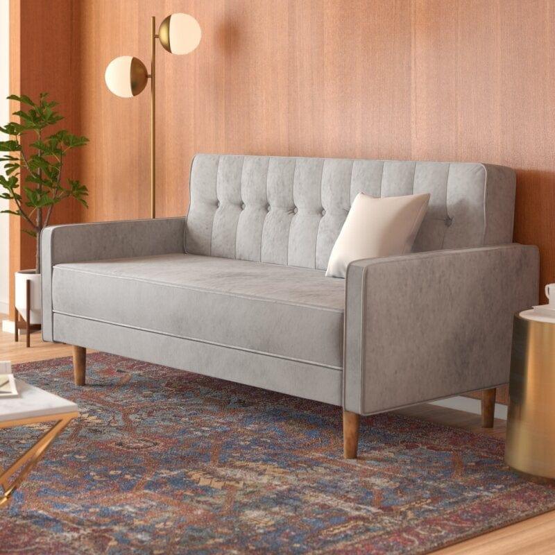 2 Seater Square Arm Sofa - Ouch Cart 