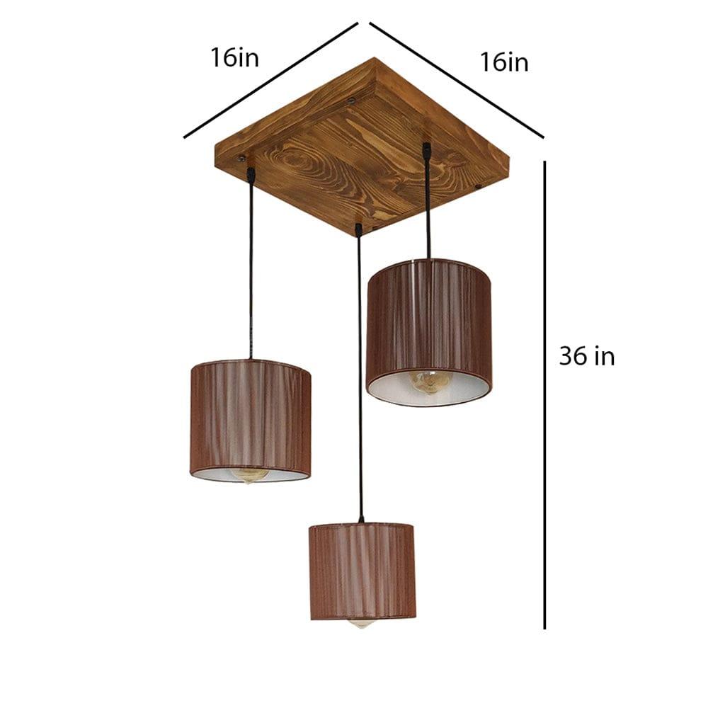 Tiga Brown Cluster Hanging Lamp (BULB NOT INCLUDED) - Ouch Cart 