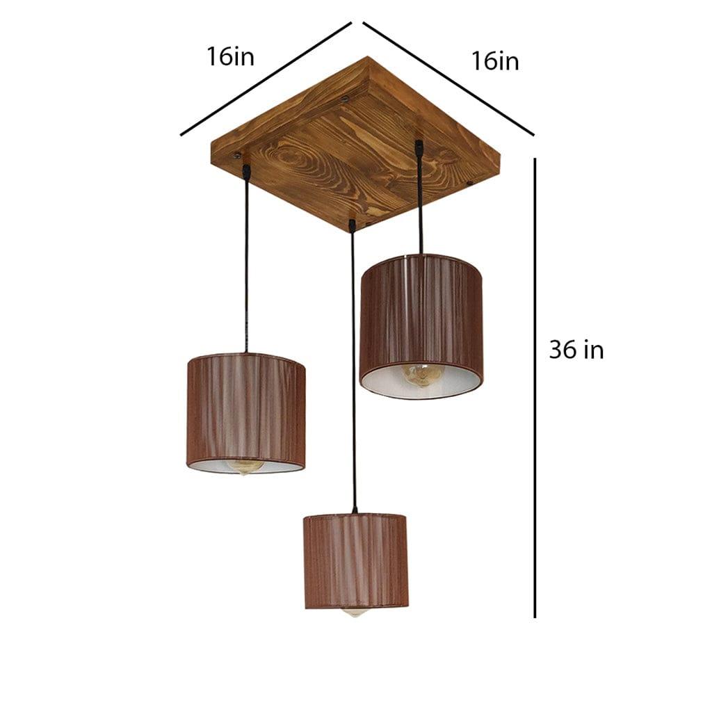 Tiga Brown Cluster Hanging Lamp (BULB NOT INCLUDED)