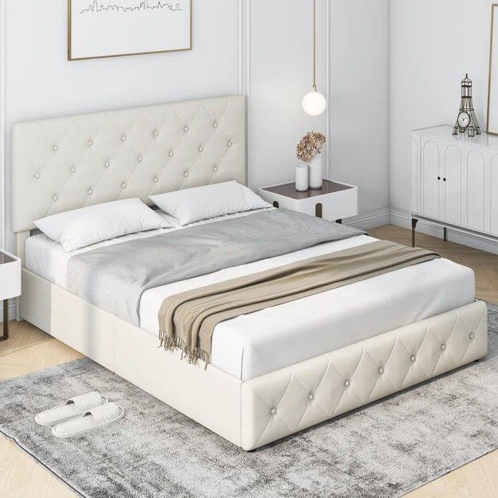 Walken Tufted Storage Platform Bed