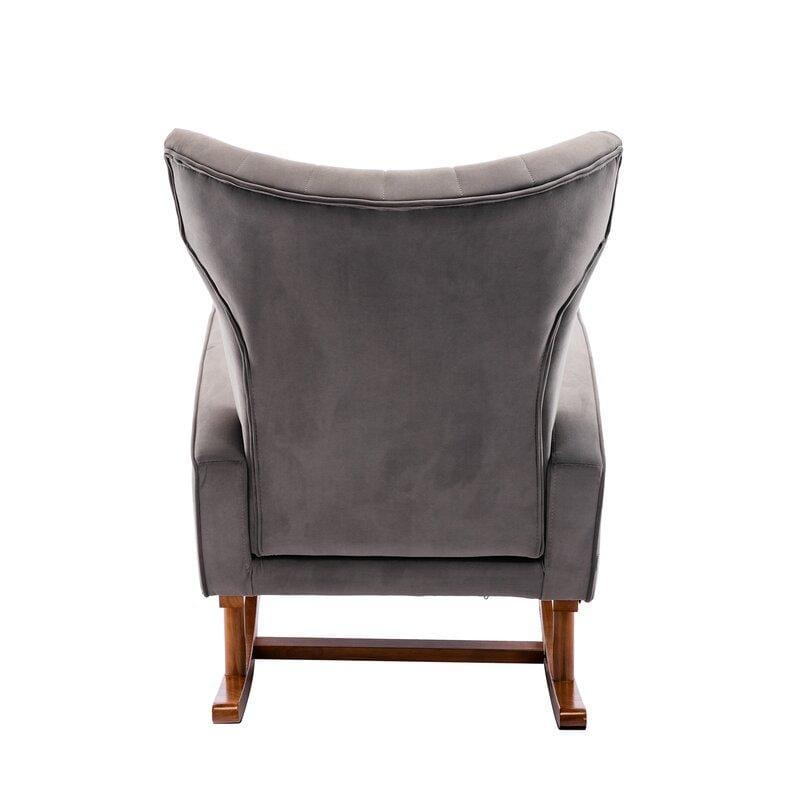 Velvet Rocking Chair for living Room ,Bed Room - Ouch Cart 