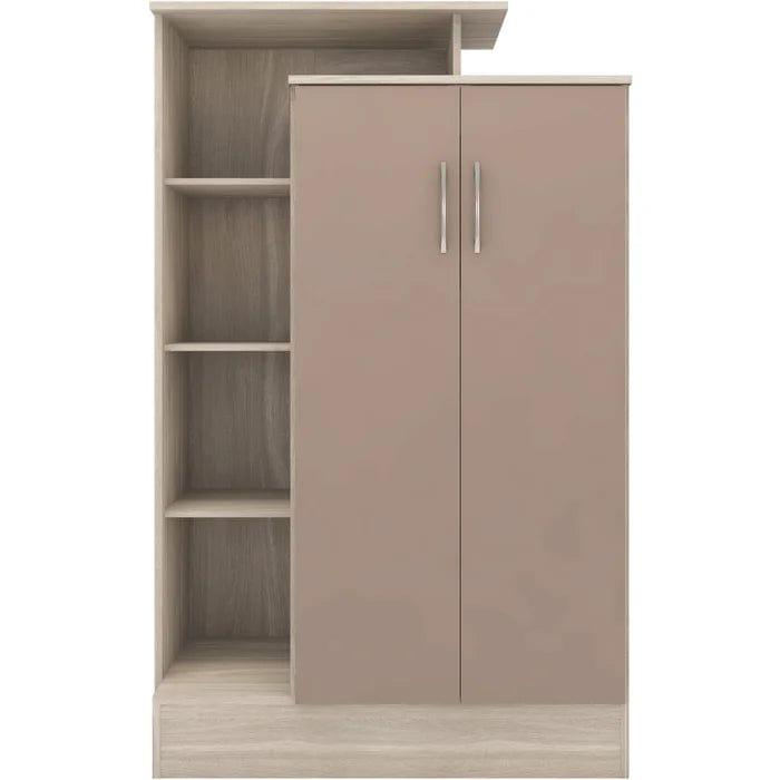 Villela 2 Door Manufactured Wood Wardrobe - Ouch Cart 