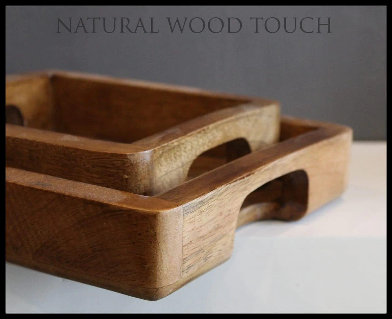 BEAUTIFUL WOODEN NESTING TRAY COMBO - Ouch Cart 