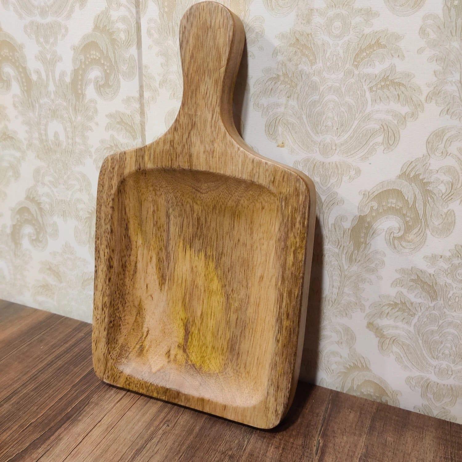 WOODEN SERVING PLATTER II FOOD GRADE - Ouch Cart 