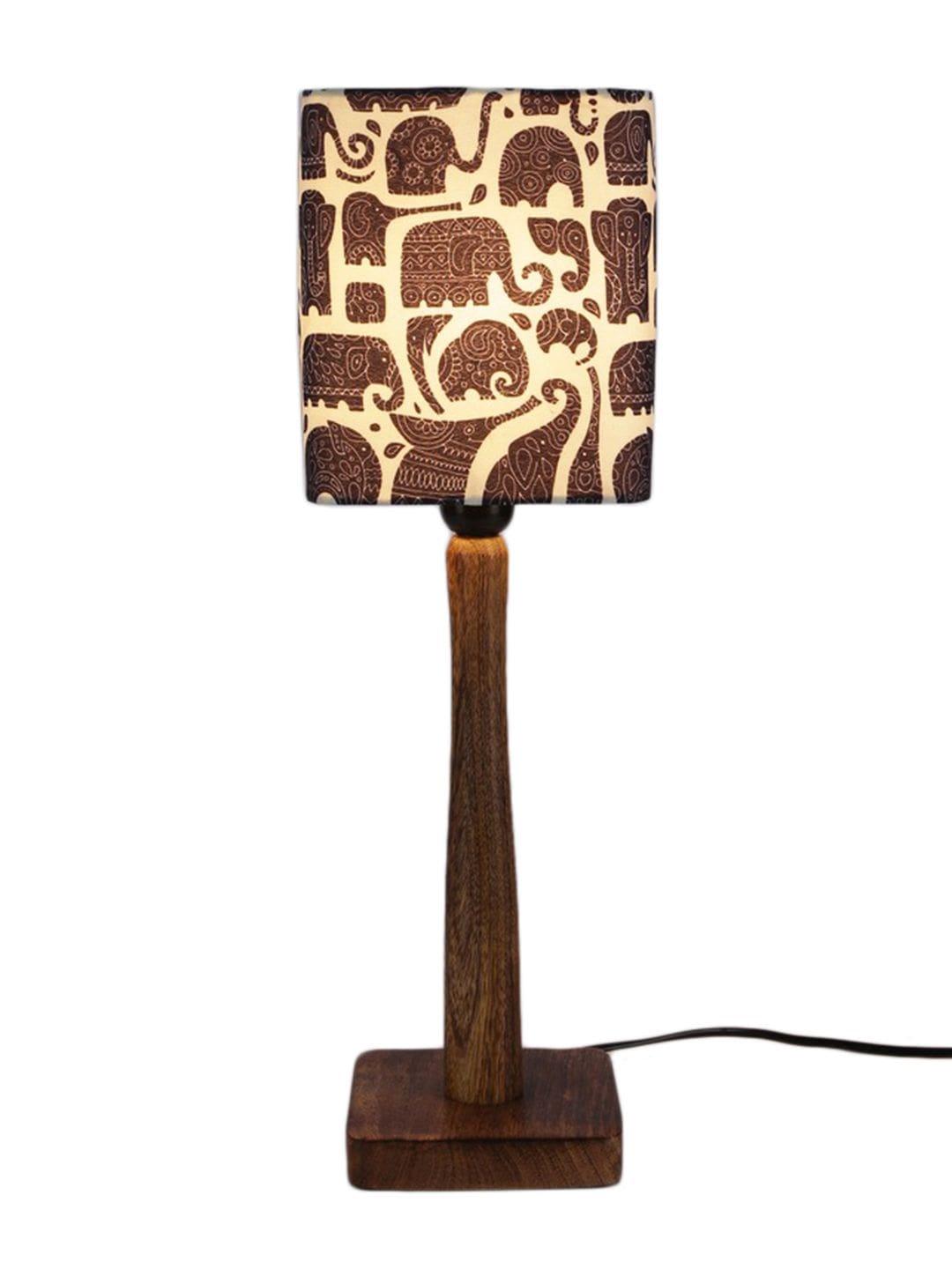 Tiny Elephants Wooden Lamp - Ouch Cart 