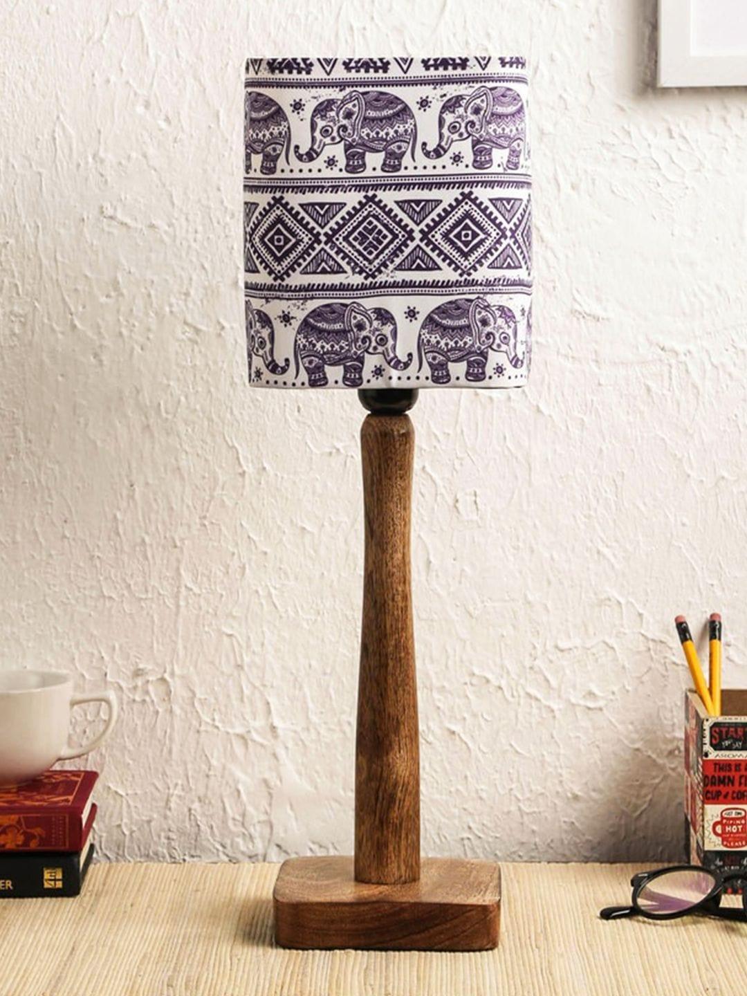 Warli Art Wooden Lamp - Ouch Cart 