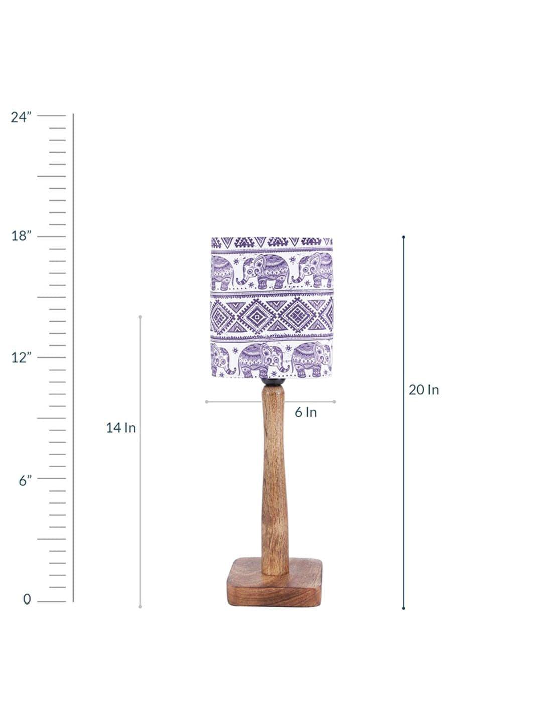 Warli Art Wooden Lamp - Ouch Cart 