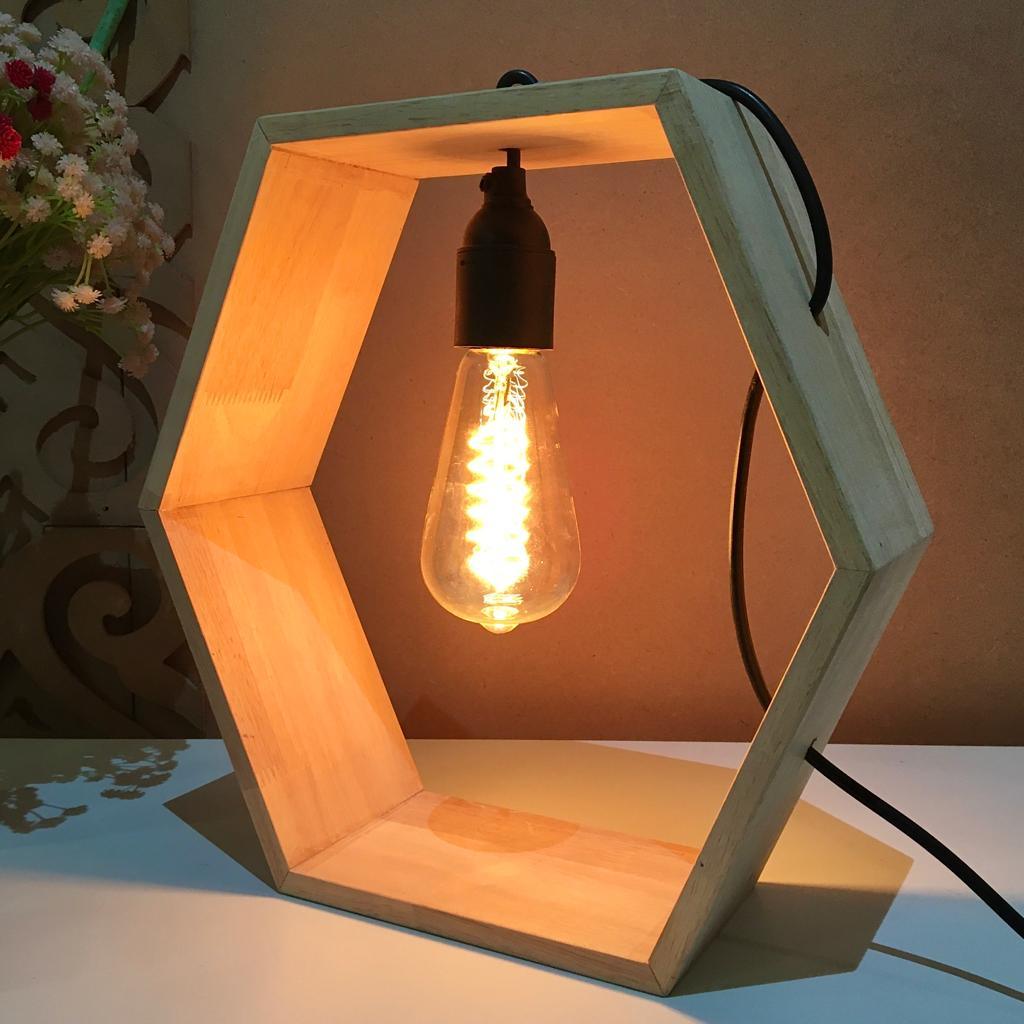 Hexagon Design Table Lamp /Hanging Lamp By Miza - Ouch Cart 