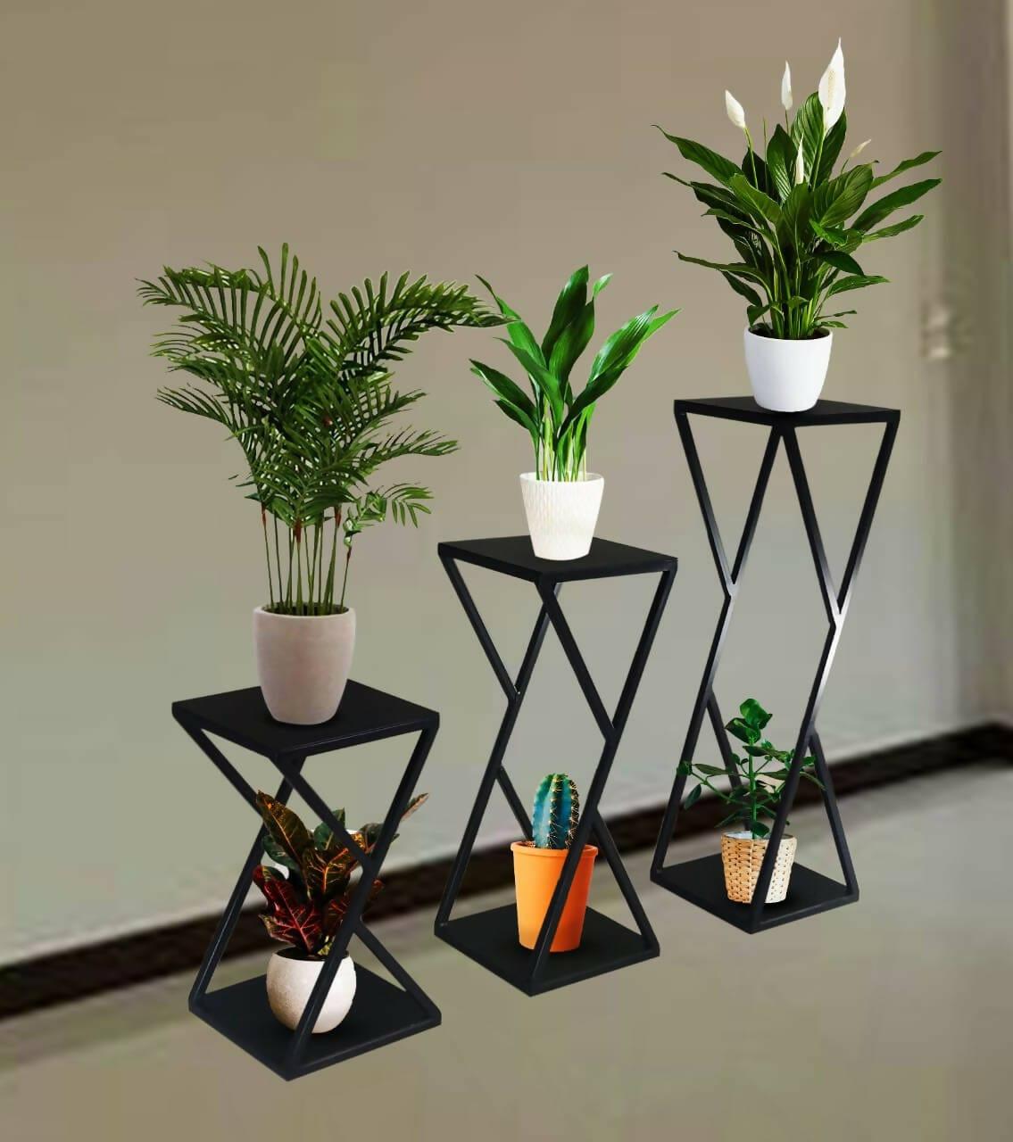 IRON PLANTER STAND S/3 WITHOUT POT - Ouch Cart 