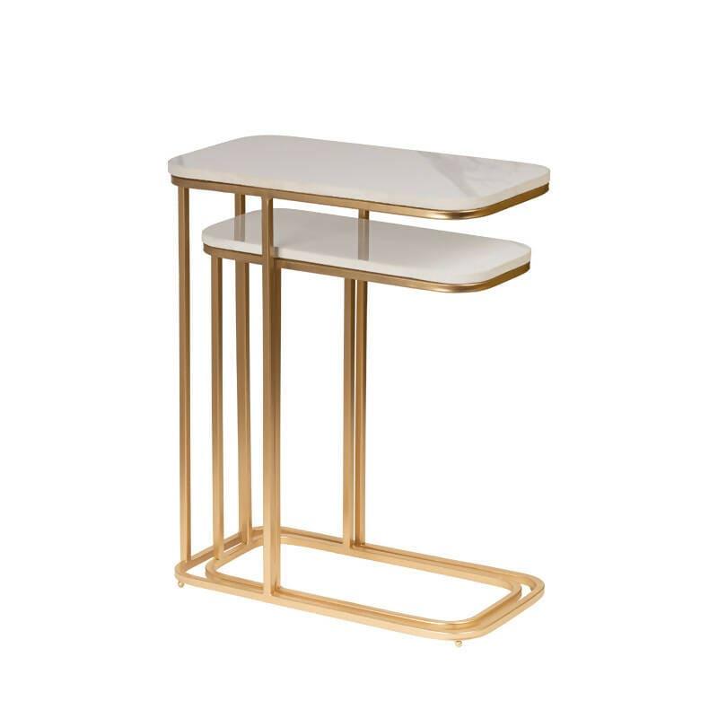 Modern Gold Side Nesting Table - Ouch Cart 