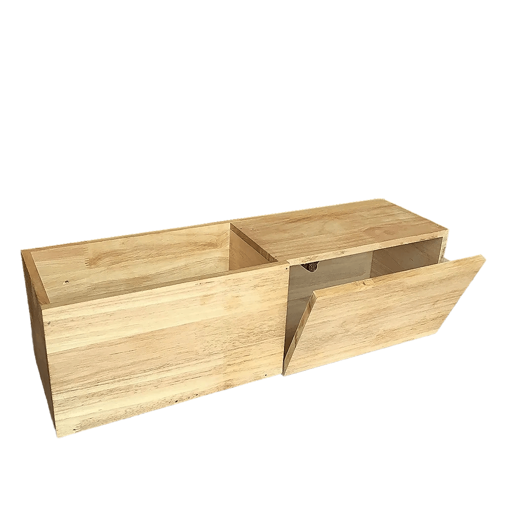 Wooden Wall Floating Modern Shelf/Wall Mounted Planter Shelf Storage ( With Complementary Coaster ) By Miza