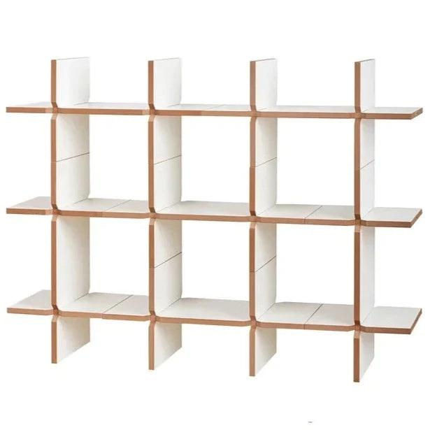 Quirky Modern Open Book Shelf/Shoe Rack Unit For Lobby/Passage/Living Room By Miza - Ouch Cart 