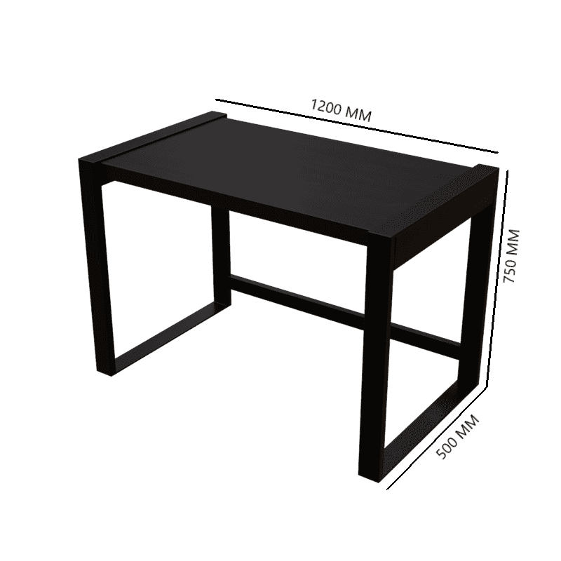 Fabio Study Table in Brown Color